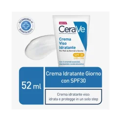 CeraVe Crema Viso Idratante SPF30 24 Ore con Acido Ialuronico 52ml