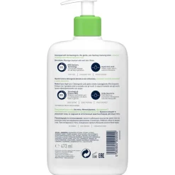 CeraVe Detergente Idratante Viso Pelle Da Normale A Secca Con Acido Ialuronico E Ceramidi 473 ml