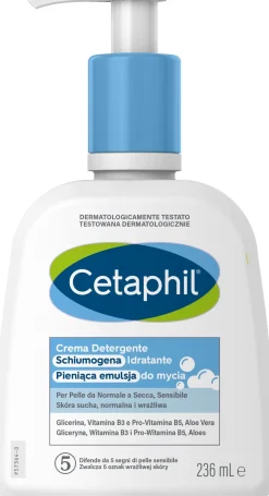 Cetaphil Crema Detergente Schiumogena Idratante 236ml