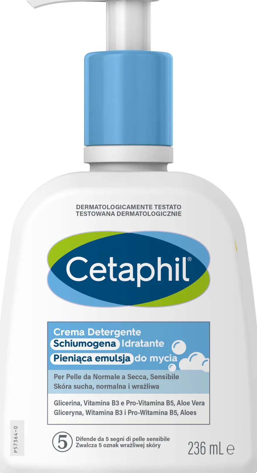 Cetaphil Crema Detergente Schiumogena Idratante 236ml