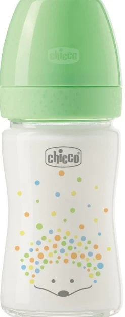 Chicco Biberon Perfect Glass Unisex Silicone da 150 ml