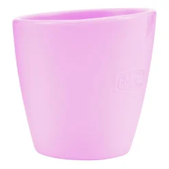 Chicco Bicchiere In Silicone Rosa 6M+