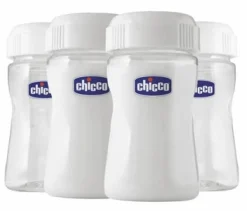 Chicco Contenitori Latte Silicone 4 Pezzi