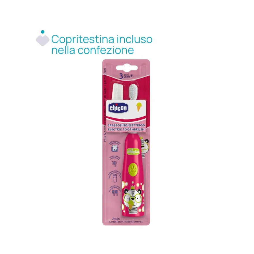 Chicco Spazzolino Elettrico Panda 3+ Anni