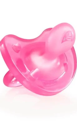 Chicco Succhietto Physio Soft Silicone Rosa 1Pezzo 12m+