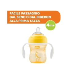 Chicco Tazza Transition Neutra Colore Giallo Per Bambini 4 Mesi+ 200ml