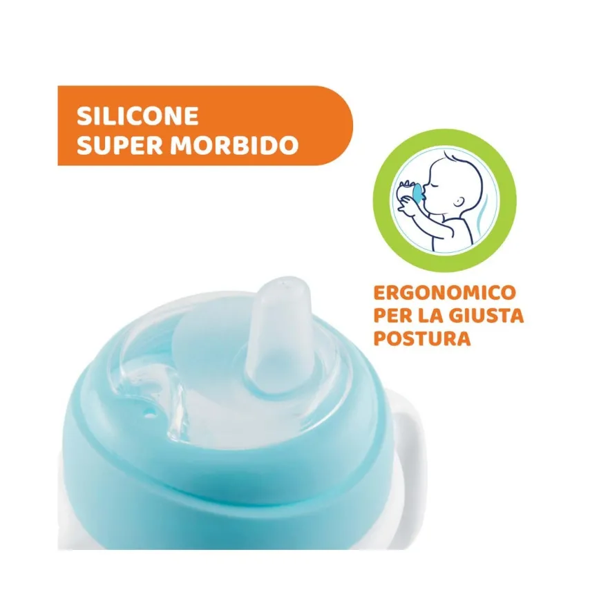 Chicco Tazza Transition Neutra Colore Giallo Per Bambini 4 Mesi+ 200ml