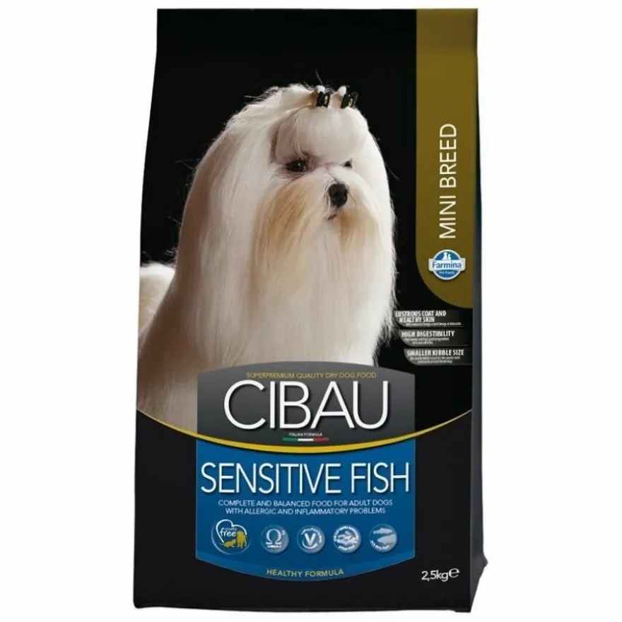 Cibau Adult Mini Sensitive Pesce Per Cani Adulti 2.5kg