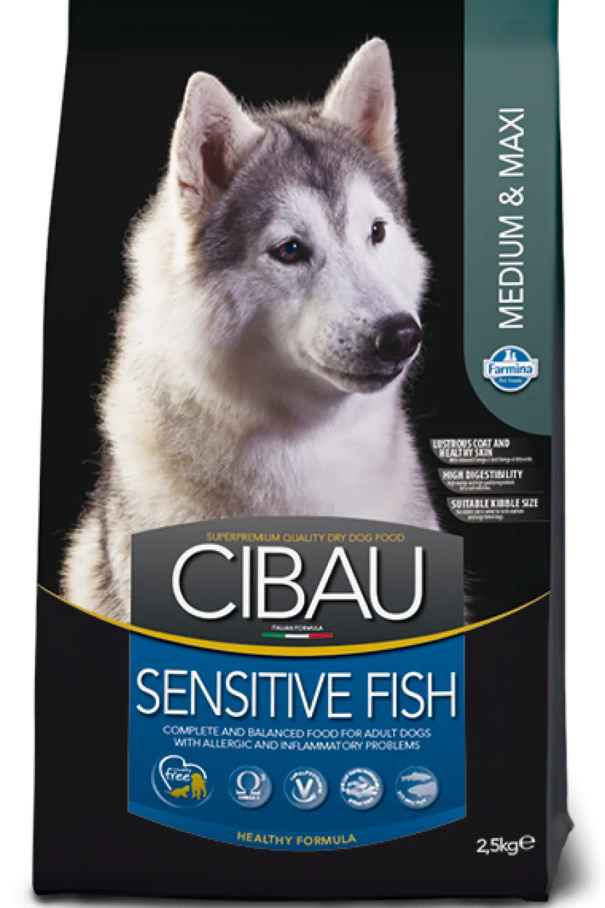 CIBAU SENSITIVE FISH M&MAX2,5K