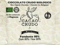 Cioccolato Crudo Bio Fondente 80% 30g