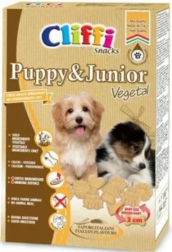 Cliffi Snacks Puppy & Junior Vegetal Snack Per Cani 300g
