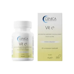 Clinica Vit C5 - vitamina c - 60 compresse masticabili = 2 mesi di trattamento