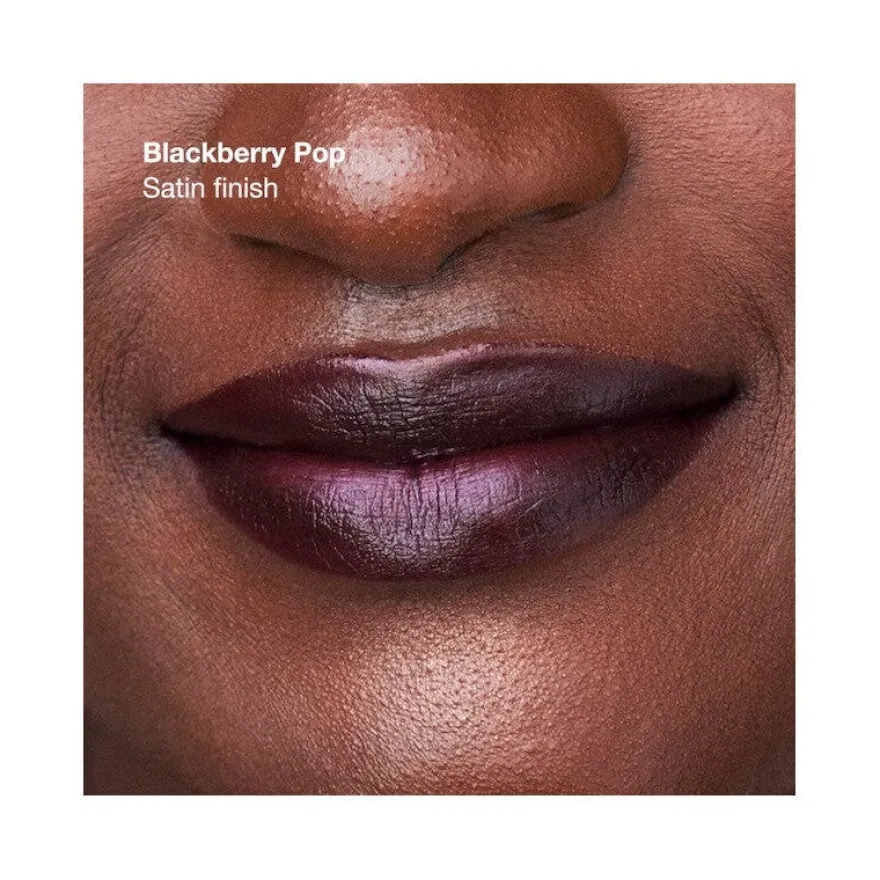 Clinique Pop Longwear Lipstick Rossetto Satin Blackberry