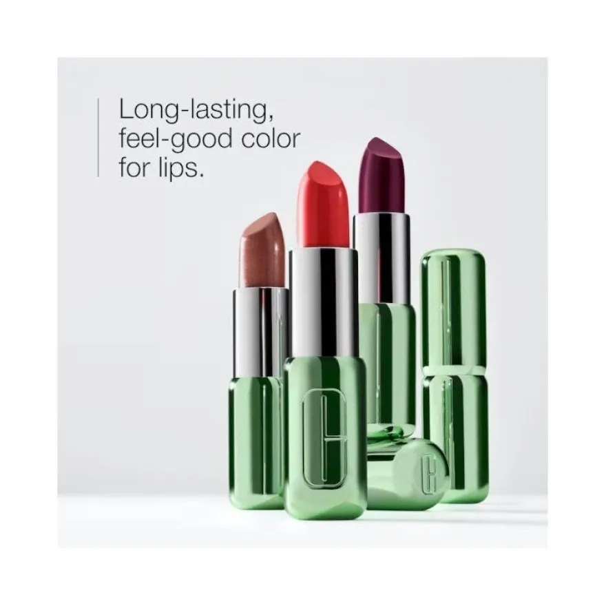 Clinique Pop Longwear Lipstick Rossetto Shine Plum
