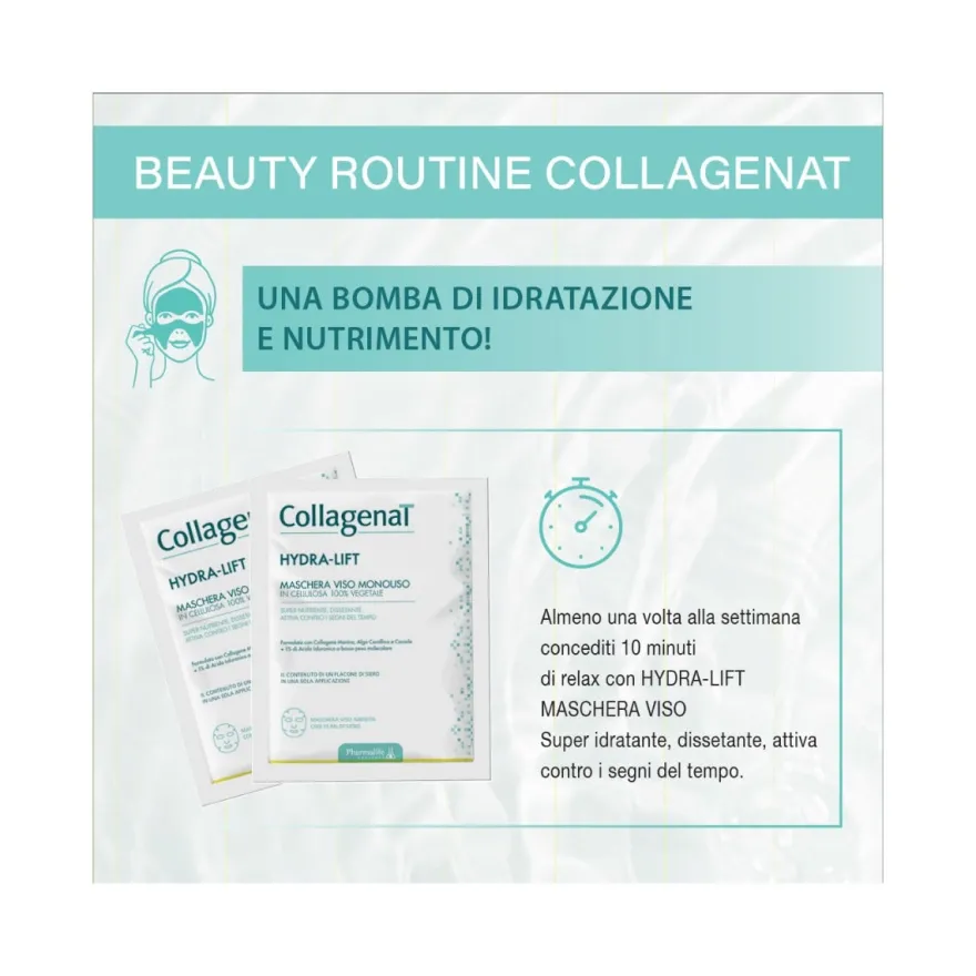 Collagenat Hydra Lift Maschera Monouso Idratante 15ml