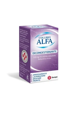 Collirio Alfa Decongestionante 0,8mg/ml 10ml