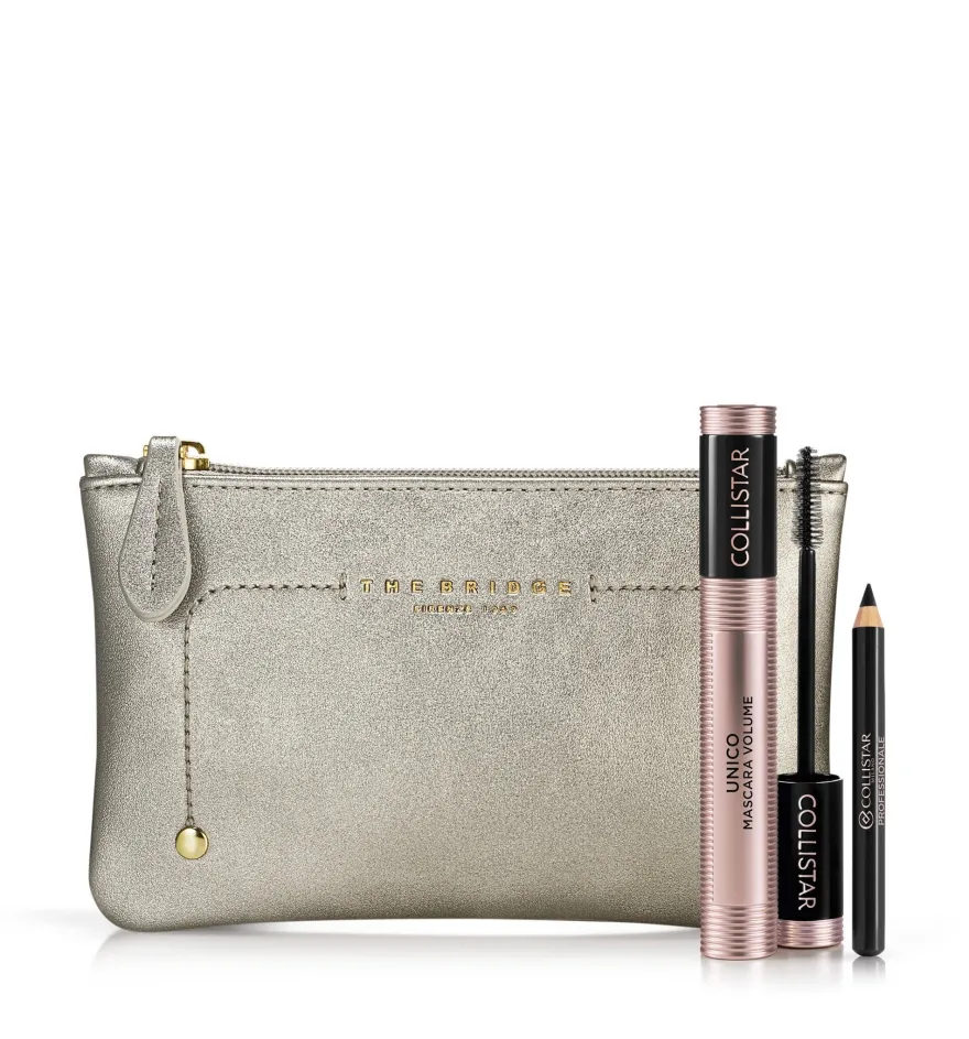 Collistar Cofanetto Unico Mascara Volume Nero Intenso + Matita Occhi + Beauty Bag