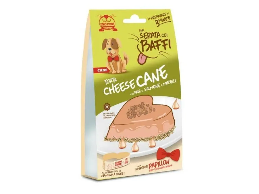 Coltivia Serata Con I Baffi Torta Cheesecake Con Salmone E Mirtilli Per Cani