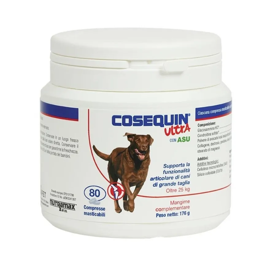 Cosequin Ultra Large Mangime Complementare Problemi Articolari Cani Taglia Grande 40 Compresse