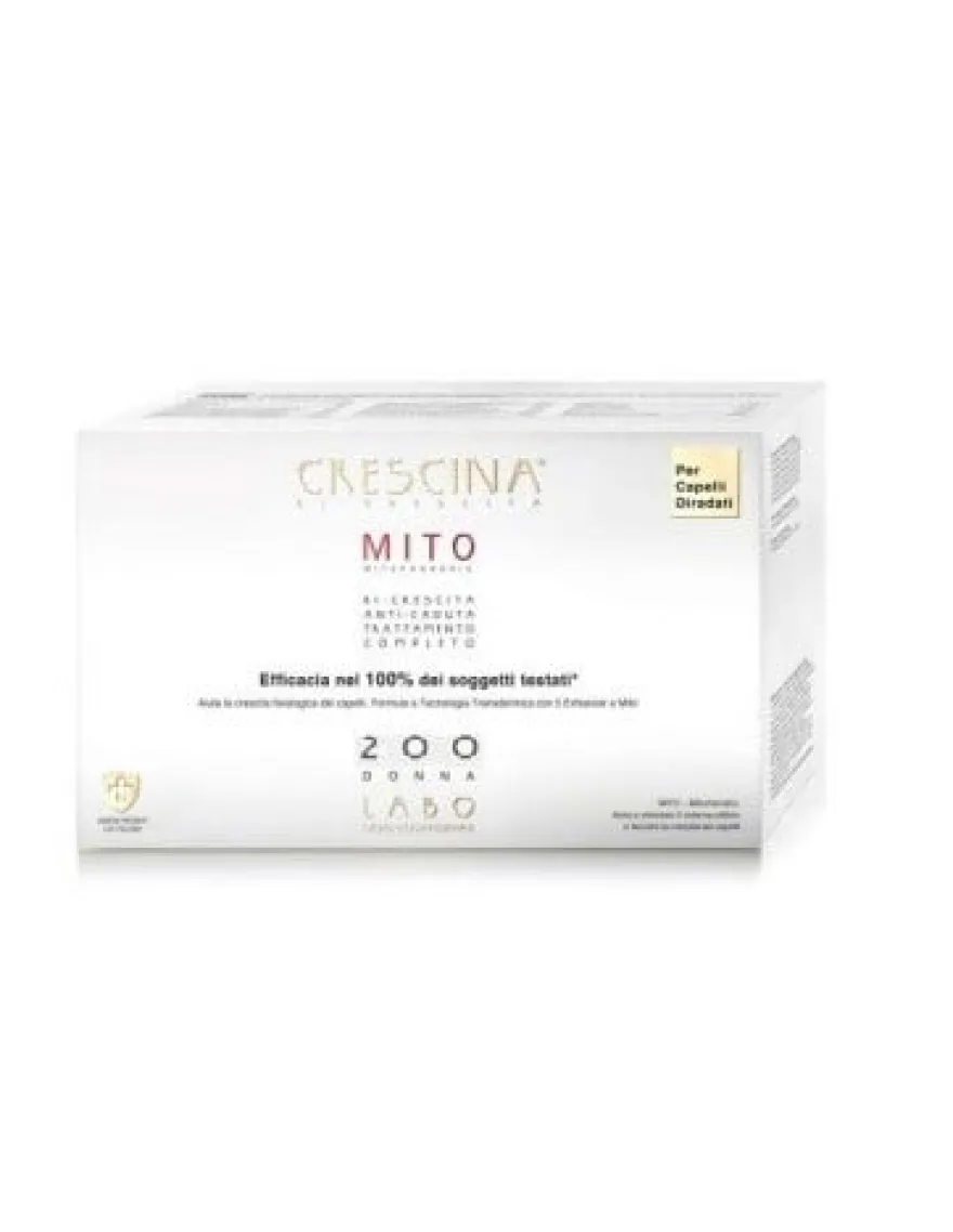 Crescina Ri-Crescita Mito 200 Donna Trattamento Completo 20 Fiale