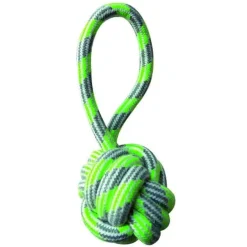 Croci Cotonosso Maniglia Con Palla Pastel Green Gioco Per Cani 20 cm