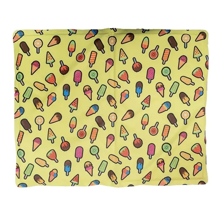 Croci Tappetino Rinfrescante Per Gatti Fantasia Gelati 50 x 40cm