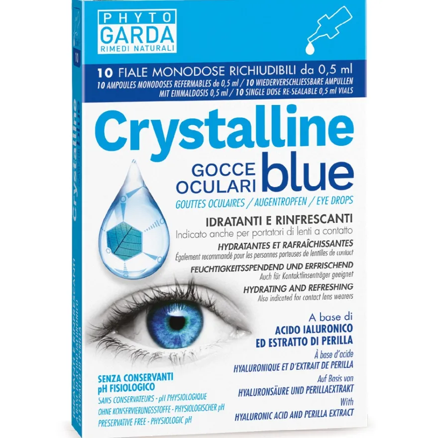 Crystalline Blue Gocce Oculari 10 Fiale 0,5ml