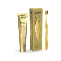 Curasept Gold Luxury Whitening Dentifricio 75ml + Spazzolino