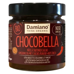 Damiano Chocobella Noir Crema Spalmabile Al Cacao E Peperoncino Bio 200g