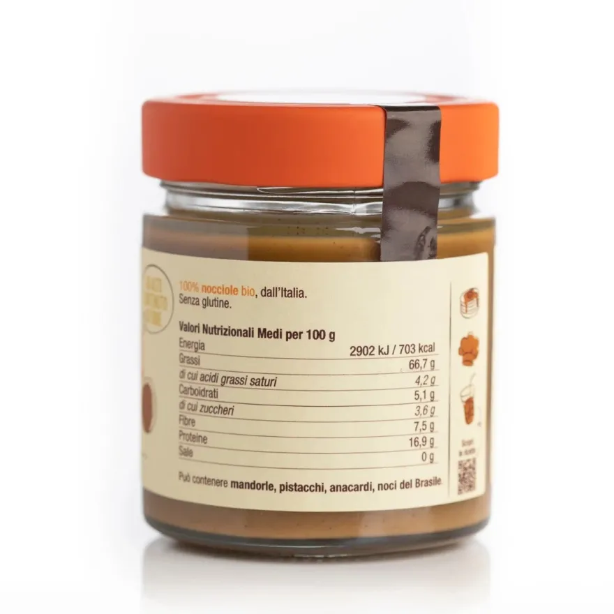Damiano Crema Di Nocciole Tostate Bio 180g