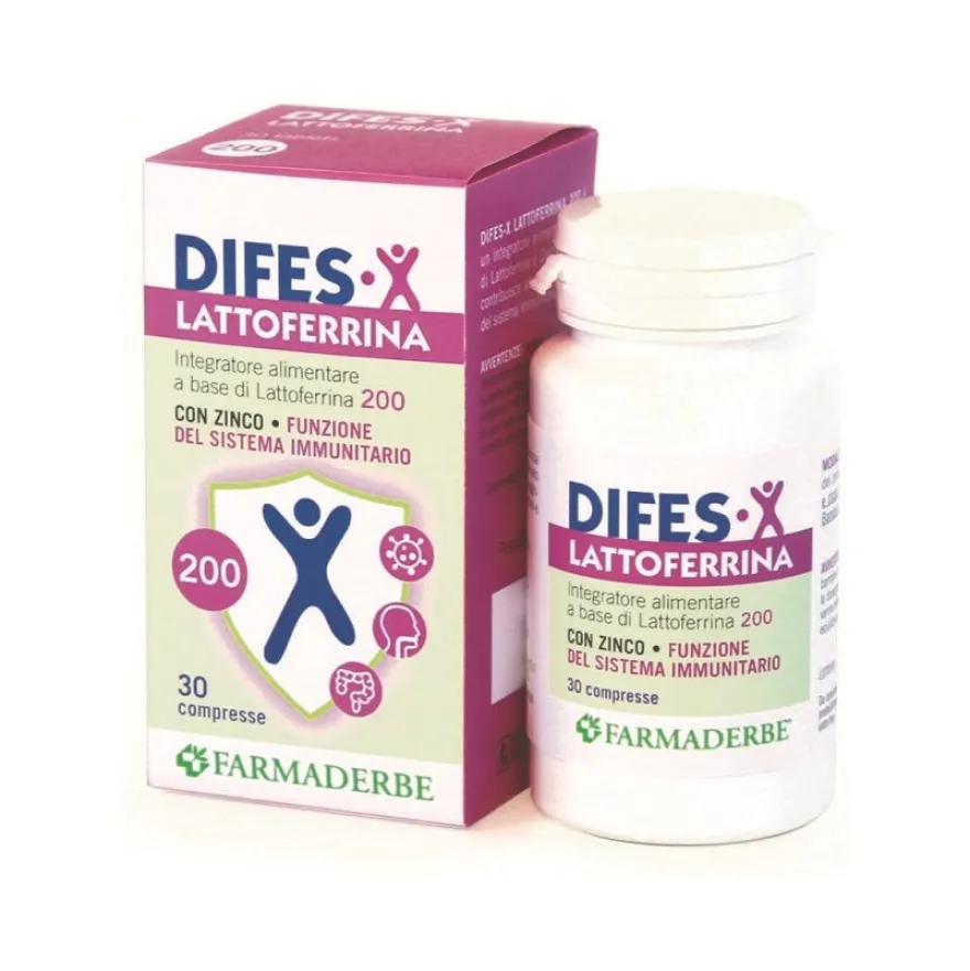 Difes-X Lattoferrina 200 30 Compresse