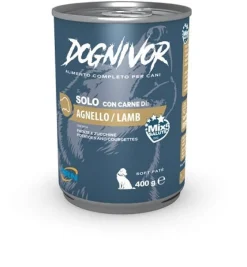 Dognivor Alimento Completo per Cani Agnello Patate Zucchine 400g