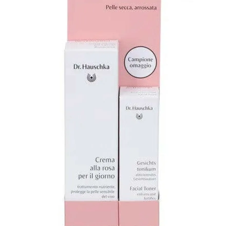 Dr. Hauschka On Pack Crema Alla Rosa Giorno Viso 30ml + Lozione Tonificante 10ml