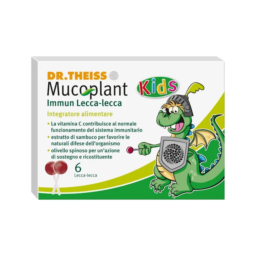Dr Theiss Mucoplant Kids Immun Lecca Lecca 6 Pezzi