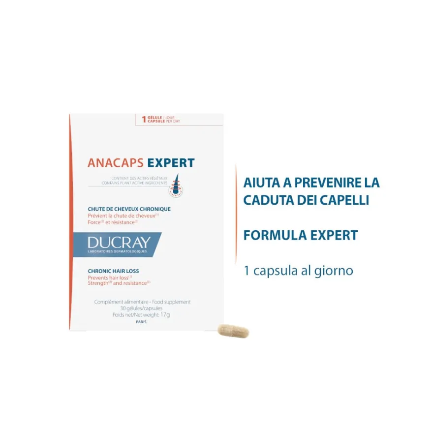 Ducray Anacaps Expert Per Capelli E Unghie 30 Capsule