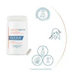 Ducray Anacaps Reactiv Integratore Alimentare Capelli 30 Capsule