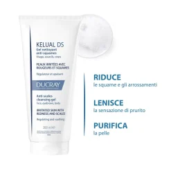 Ducray Kelual Ds Gel Detergente Anti-Squame Viso E Corpo 200ml