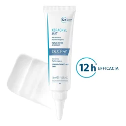 Ducray Keracnyl Crema Gel Opacizzante Pelle Grassa/Tendenza Acneica 30ml