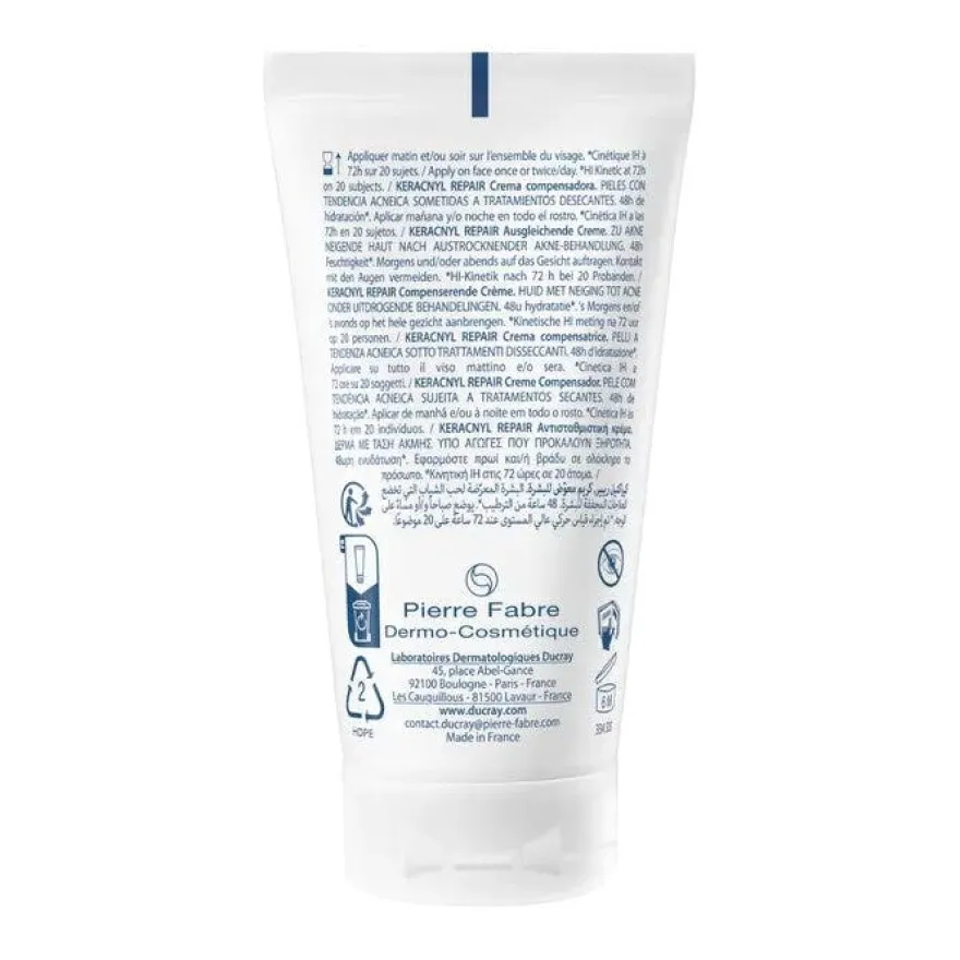 Ducray Keracnyl Repair Crema Compensatrice 50ml