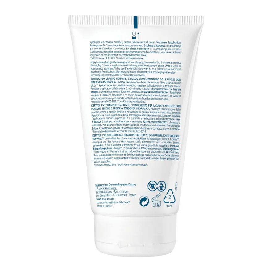 Ducray Kertyol Pso Shampoo 125ml