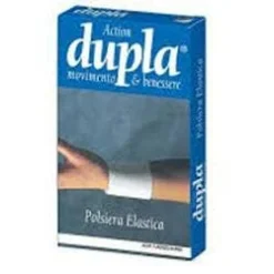 Dupla Polsiera Elastica Bianca Taglia L