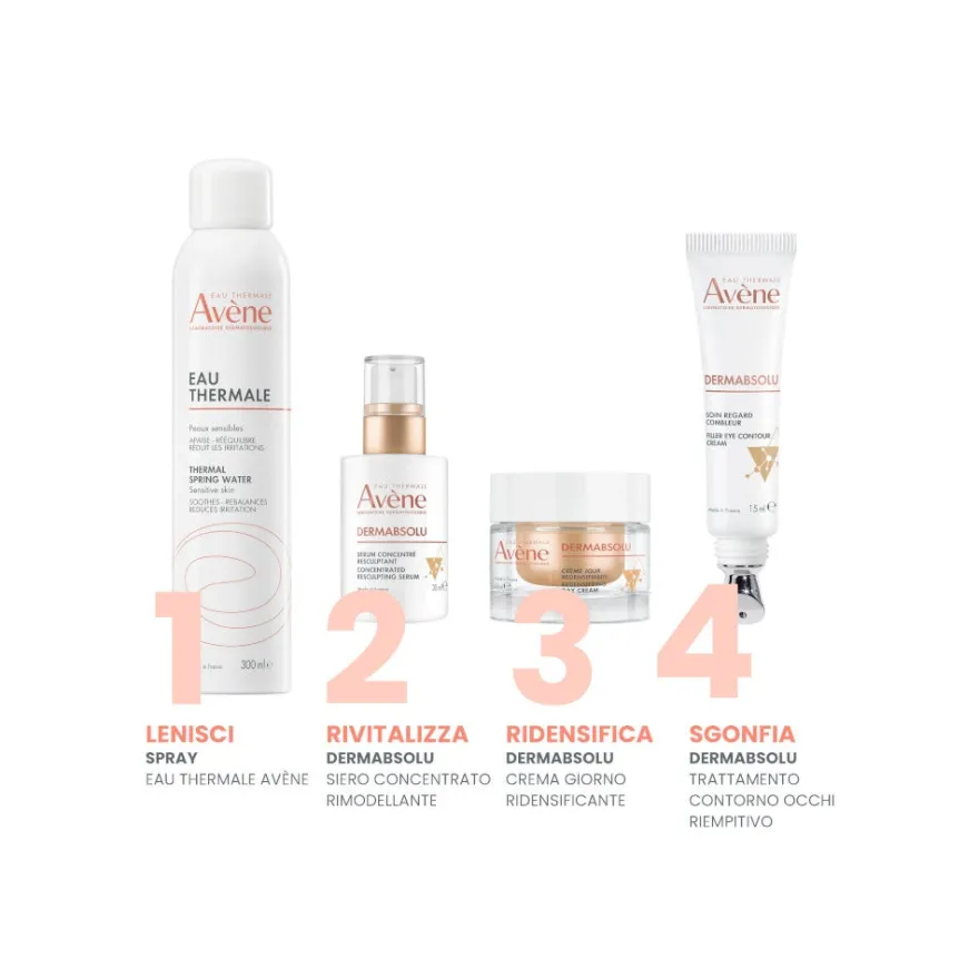 Eau Thermale Avene Dermabsolu Trattamento Contorno Occhi Riempitivo 15ml