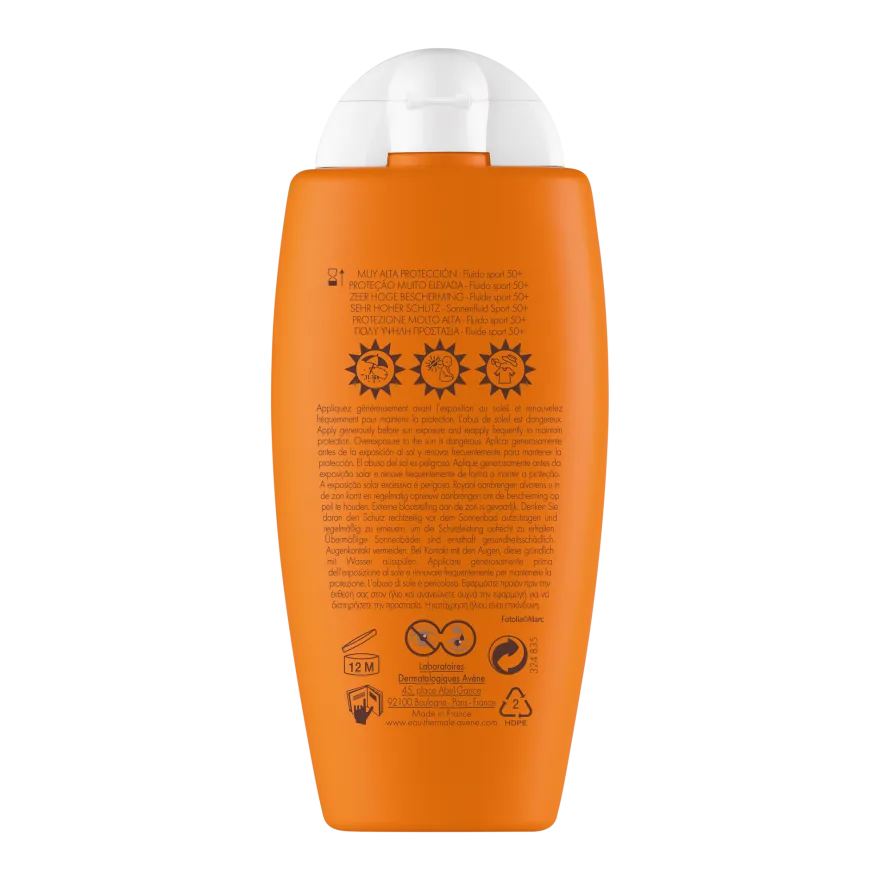 Eau Thermale Avene Protezione Solare Molto Alta Fluido Sport SPF 50+ 100ml
