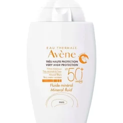 Eau Thermale Avene Solare Fluido Minerale 40ml SPF50+