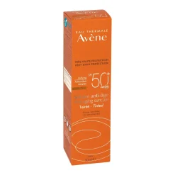 Eau Thermale Avene Trattamento Anti-età Protezione Solare Colorata Viso SPF50+ 50ml