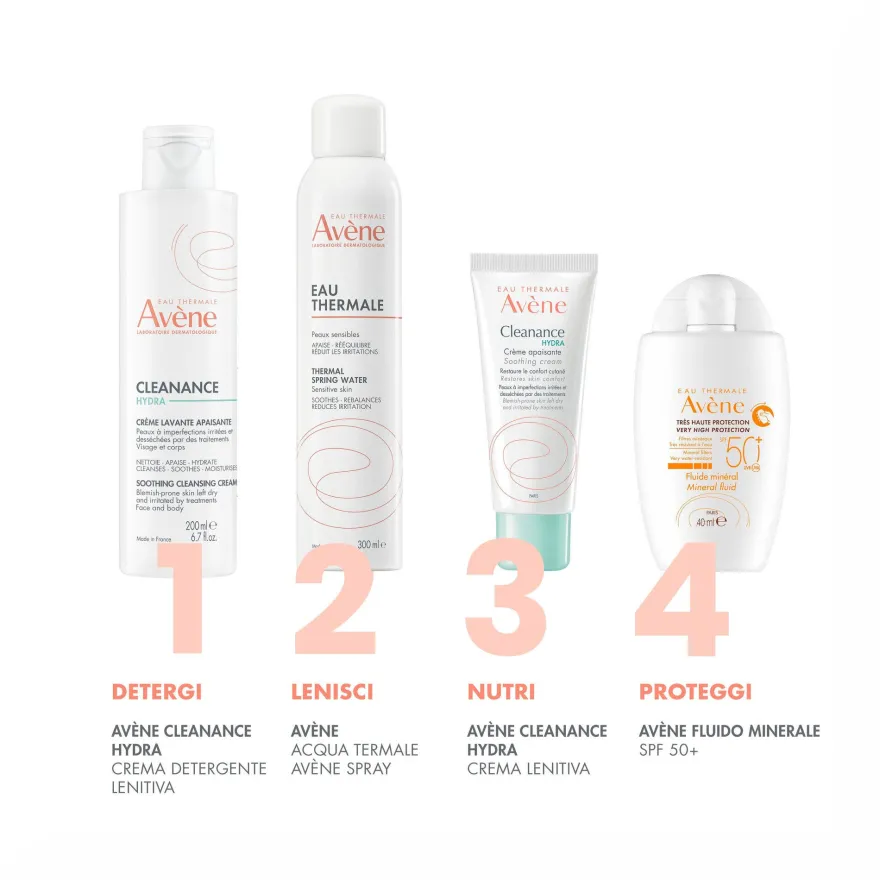 Eau Thermale Avène Cleanance Hydra Crema Detergente Lenitiva 200ml