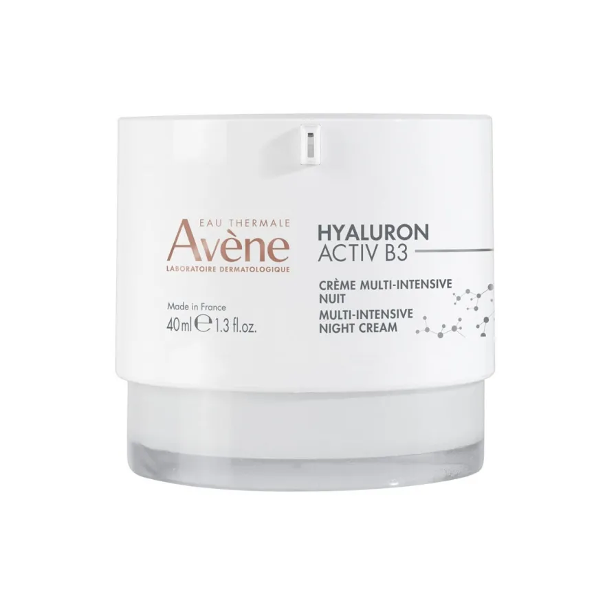 Eau Thermale Avène Hyaluron Activ B3 Crema Notte Multi-Intensiva Antirughe 40ml