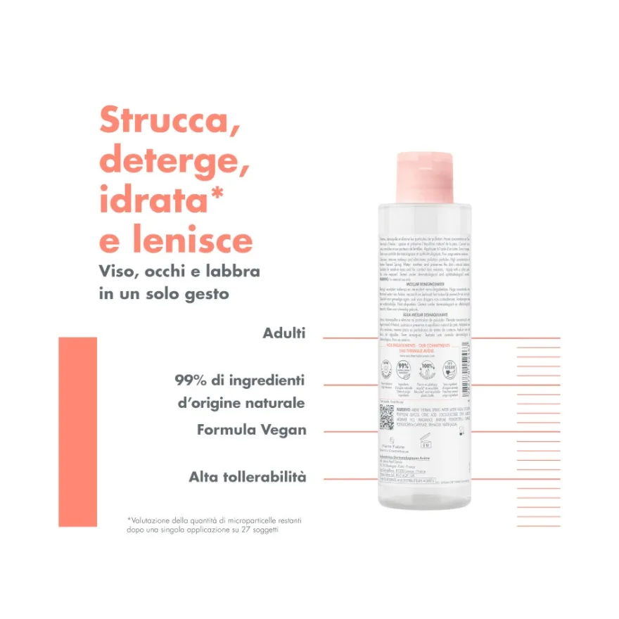 Eau Thermale Avène Les Essentiels Acqua Micellare Detergente Struccante 200ml