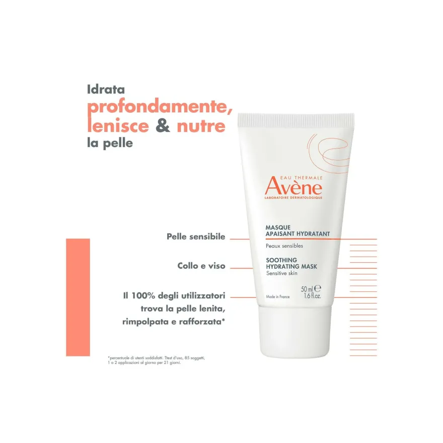 Eau Thermale Avène Les Essentiels Maschera Lenitiva Idratante 50ml