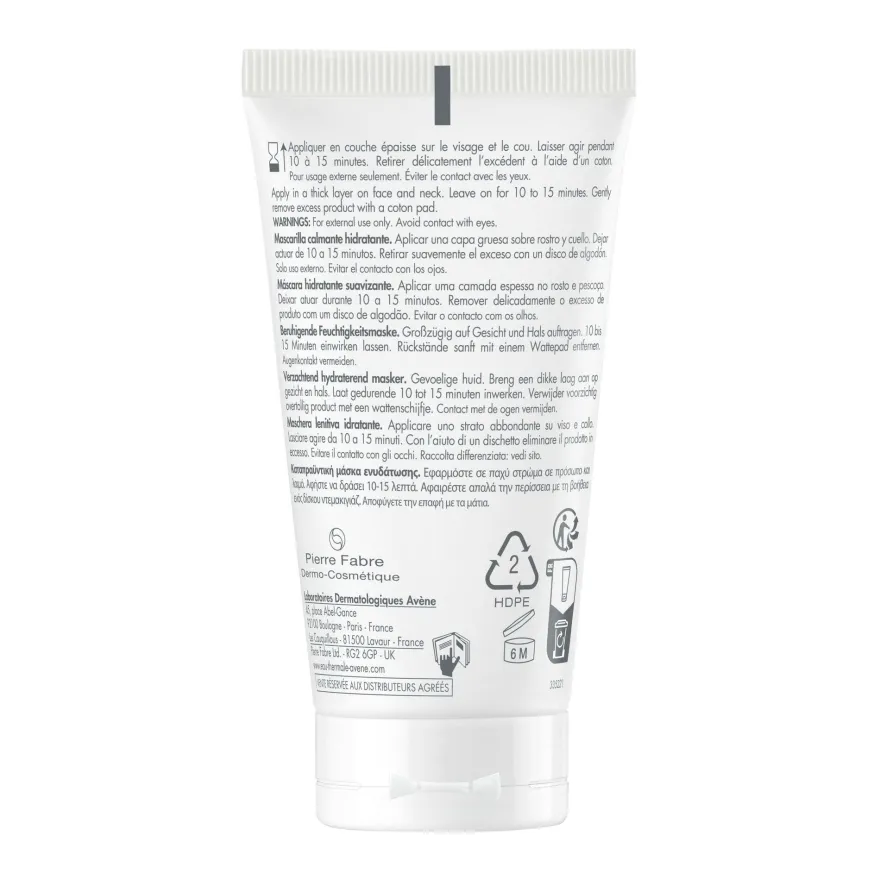 Eau Thermale Avène Les Essentiels Maschera Lenitiva Idratante 50ml